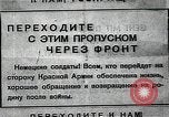 Image of German Army deserter surrenders Soviet Union, 1941, second 54 stock footage video 65675040197