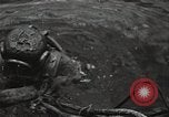 Image of Soviet soldiers use cables to recover German aircraft wreckage from a river Soviet Union, 1941, second 18 stock footage video 65675040198