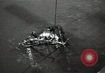 Image of Soviet soldiers use cables to recover German aircraft wreckage from a river Soviet Union, 1941, second 24 stock footage video 65675040198