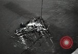 Image of Soviet soldiers use cables to recover German aircraft wreckage from a river Soviet Union, 1941, second 25 stock footage video 65675040198