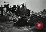 Image of Soviet soldiers use cables to recover German aircraft wreckage from a river Soviet Union, 1941, second 34 stock footage video 65675040198