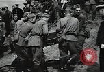 Image of Soviet soldiers use cables to recover German aircraft wreckage from a river Soviet Union, 1941, second 42 stock footage video 65675040198