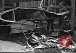 Image of Soviet soldiers use cables to recover German aircraft wreckage from a river Soviet Union, 1941, second 51 stock footage video 65675040198