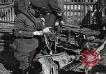 Image of Soviet soldiers use cables to recover German aircraft wreckage from a river Soviet Union, 1941, second 57 stock footage video 65675040198