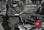 Image of Soviet soldiers use cables to recover German aircraft wreckage from a river Soviet Union, 1941, second 58 stock footage video 65675040198