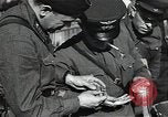 Image of Soviet soldiers use cables to recover German aircraft wreckage from a river Soviet Union, 1941, second 61 stock footage video 65675040198