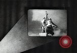 Image of Statue of Soviet worker and a collective farm woman raising a hammer and sickle over their heads Eastern Front European Theater, 1941, second 10 stock footage video 65675040205
