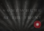 Image of Statue of Soviet worker and a collective farm woman raising a hammer and sickle over their heads Eastern Front European Theater, 1941, second 28 stock footage video 65675040205