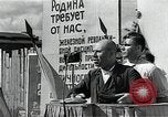 Image Les dirigeants soviétiques d'exhorter les gens à soutenir l'effort de guerre en Seconde Guerre Mondiale L'Union soviétique, 1941, de la seconde 50 séquences d'archives historiques vidéo 65675040207