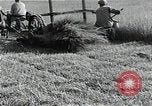 Image of Soviet farmers harvest wheat during World War 2 Soviet Union, 1941, second 27 stock footage video 65675040210