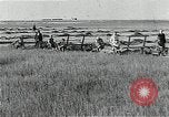 Image of Soviet farmers harvest wheat during World War 2 Soviet Union, 1941, second 32 stock footage video 65675040210