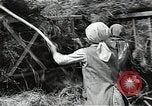 Image of Soviet farmers harvest wheat during World War 2 Soviet Union, 1941, second 41 stock footage video 65675040210