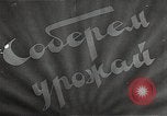 Image of Wheat harvesting combine Soviet Union, 1941, second 7 stock footage video 65675040215