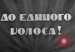 Image of Wheat harvesting combine Soviet Union, 1941, second 8 stock footage video 65675040215