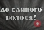 Image of Wheat harvesting combine Soviet Union, 1941, second 9 stock footage video 65675040215