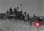 Image of Wheat harvesting combine Soviet Union, 1941, second 19 stock footage video 65675040215