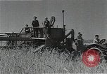 Image of Wheat harvesting combine Soviet Union, 1941, second 20 stock footage video 65675040215