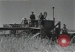 Image of Wheat harvesting combine Soviet Union, 1941, second 21 stock footage video 65675040215