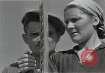 Image of Wheat harvesting combine Soviet Union, 1941, second 35 stock footage video 65675040215