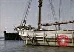 Image of boats James River Virginia USA, 1947, second 5 stock footage video 65675040283