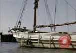 Image of boats James River Virginia USA, 1947, second 6 stock footage video 65675040283