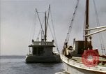Image of boats James River Virginia USA, 1947, second 29 stock footage video 65675040283