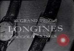 Standbild Frank Knight Werbung Longines Uhren United States USA, 1954, aus Sekunde 59 historischem Filmmaterial Videoclip 65675040290