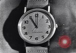 Image of Longines clock United States USA, 1951, second 4 stock footage video 65675040291