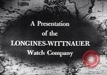 Image of Longines clock United States USA, 1951, second 20 stock footage video 65675040291