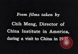 Immagine di Percorso di viaggio Pechino Cina, 1937, secondo 19 filmato di repertorio 65675040297