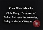 Immagine di Percorso di viaggio Pechino Cina, 1937, secondo 26 filmato di repertorio 65675040297