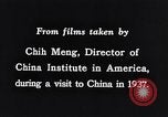 Immagine di Percorso di viaggio Pechino Cina, 1937, secondo 27 filmato di repertorio 65675040297