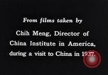 Immagine di Percorso di viaggio Pechino Cina, 1937, secondo 28 filmato di repertorio 65675040297