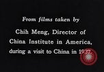 Immagine di Percorso di viaggio Pechino Cina, 1937, secondo 30 filmato di repertorio 65675040297