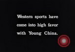 Standbild chinesische Sport China, 1937, aus Sekunde 60 historischem Filmmaterial Videoclip 65675040304