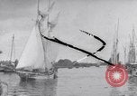 Image of Wooden perahu pinisi cargo boats under sail  Jakarta Indonesia, 1947, second 1 stock footage video 65675040309
