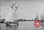 Image of Wooden perahu pinisi cargo boats under sail  Jakarta Indonesia, 1947, second 3 stock footage video 65675040309