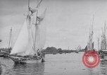 Image of Wooden perahu pinisi cargo boats under sail  Jakarta Indonesia, 1947, second 4 stock footage video 65675040309