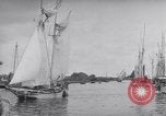 Image of Wooden perahu pinisi cargo boats under sail  Jakarta Indonesia, 1947, second 7 stock footage video 65675040309