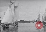 Image of Wooden perahu pinisi cargo boats under sail  Jakarta Indonesia, 1947, second 11 stock footage video 65675040309