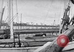 Image of Wooden perahu pinisi cargo boats under sail  Jakarta Indonesia, 1947, second 22 stock footage video 65675040309