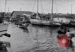 Image of Wooden perahu pinisi cargo boats under sail  Jakarta Indonesia, 1947, second 25 stock footage video 65675040309