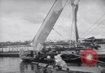 Image of Wooden perahu pinisi cargo boats under sail  Jakarta Indonesia, 1947, second 29 stock footage video 65675040309