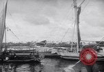 Image of Wooden perahu pinisi cargo boats under sail  Jakarta Indonesia, 1947, second 38 stock footage video 65675040309