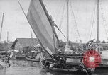 Image of Wooden perahu pinisi cargo boats under sail  Jakarta Indonesia, 1947, second 39 stock footage video 65675040309