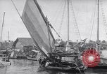 Image of Wooden perahu pinisi cargo boats under sail  Jakarta Indonesia, 1947, second 40 stock footage video 65675040309