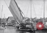 Image of Wooden perahu pinisi cargo boats under sail  Jakarta Indonesia, 1947, second 41 stock footage video 65675040309