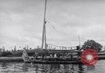 Image of Wooden perahu pinisi cargo boats under sail  Jakarta Indonesia, 1947, second 54 stock footage video 65675040309