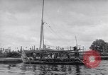 Image of Wooden perahu pinisi cargo boats under sail  Jakarta Indonesia, 1947, second 57 stock footage video 65675040309