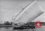 Image of Wooden perahu pinisi cargo boats under sail  Jakarta Indonesia, 1947, second 61 stock footage video 65675040309